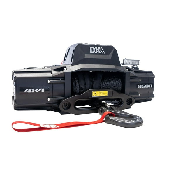 Treuil électrique 4x4 haut de gamme DK2, 9 500 lb (corde synthétique incluse)
