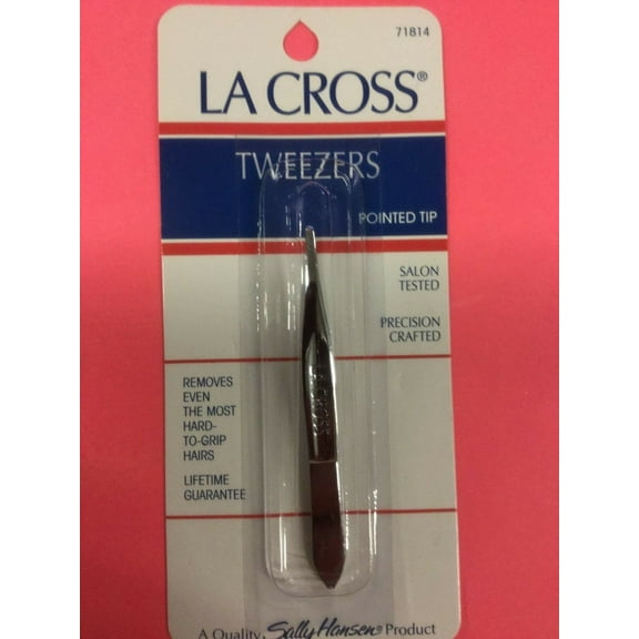 La Cross by Sally Hansen Point Tip Tweezers # 71814 NEW AND SEALED.