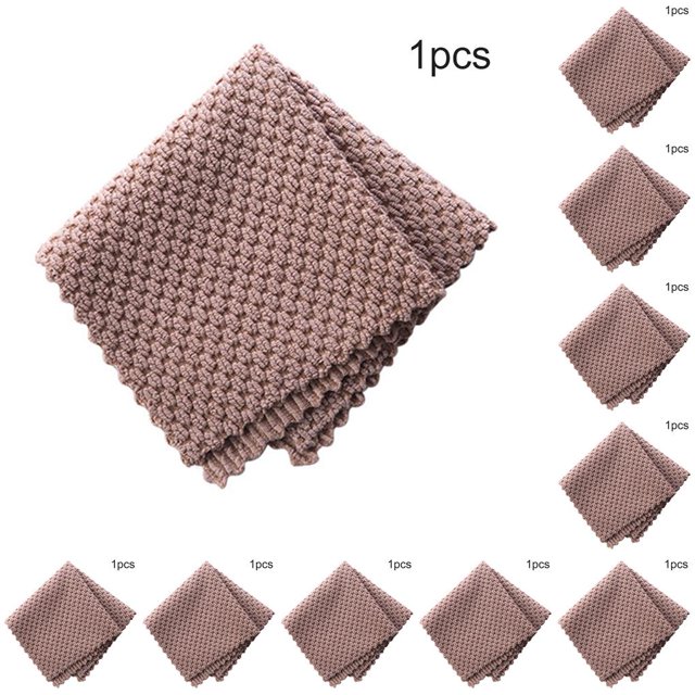 Matsuzay Paño de cocina, absorbente, vajilla, trapo de fibra superfina, toalla colgante, herramienta de limpieza lavable, café oscuro, 1 Uds. Type1 NO1 Matsuzay CBP260702