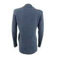 thumbnail image 2 of KAREN SCOTT Womens Blue Heather Long Sleeve Open Cardigan Sweater Petites PS, 2 of 3