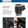 thumbnail image 4 of Air Cleaner Intake Hose Tube Boot Replaces 16576-1AA1A for Nissan Quest Murano, 4 of 5