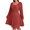 Caramel, variant on Mengpipi Women's Plus Size Knits Fall Spring Long Sleeve Round Neck Puff Sleeve with Bow Detail Fitted A-Line Solid Color Casual Comfortable Dress 1X-5X