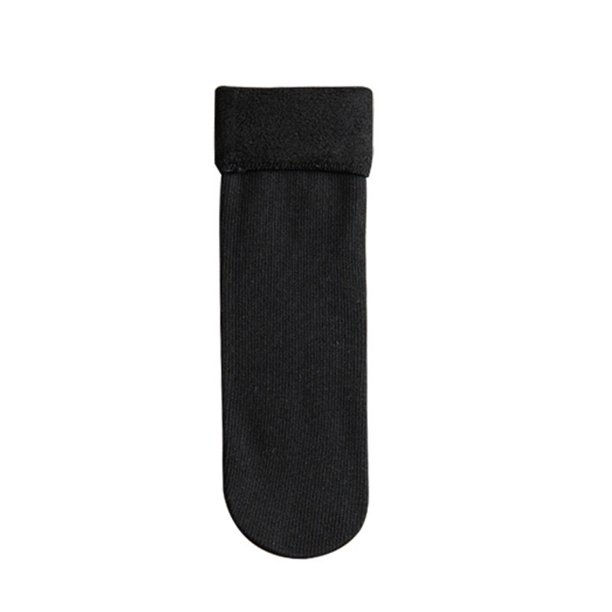 Calcetines de invierno para mujer - calcetines gruesos forrados de forro polar hasta la mitad de la pantorrilla para el hogar, calentitos y suaves antideslizantes