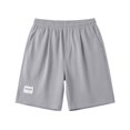 thumbnail image 6 of TKKCS Mens Casual Drawstring Shorts- Elastic Waist Breathable Flat Front Lightweight Daily Wear Summer Beach Shorts with Pockets Gray Size 2XL, 6 of 7
