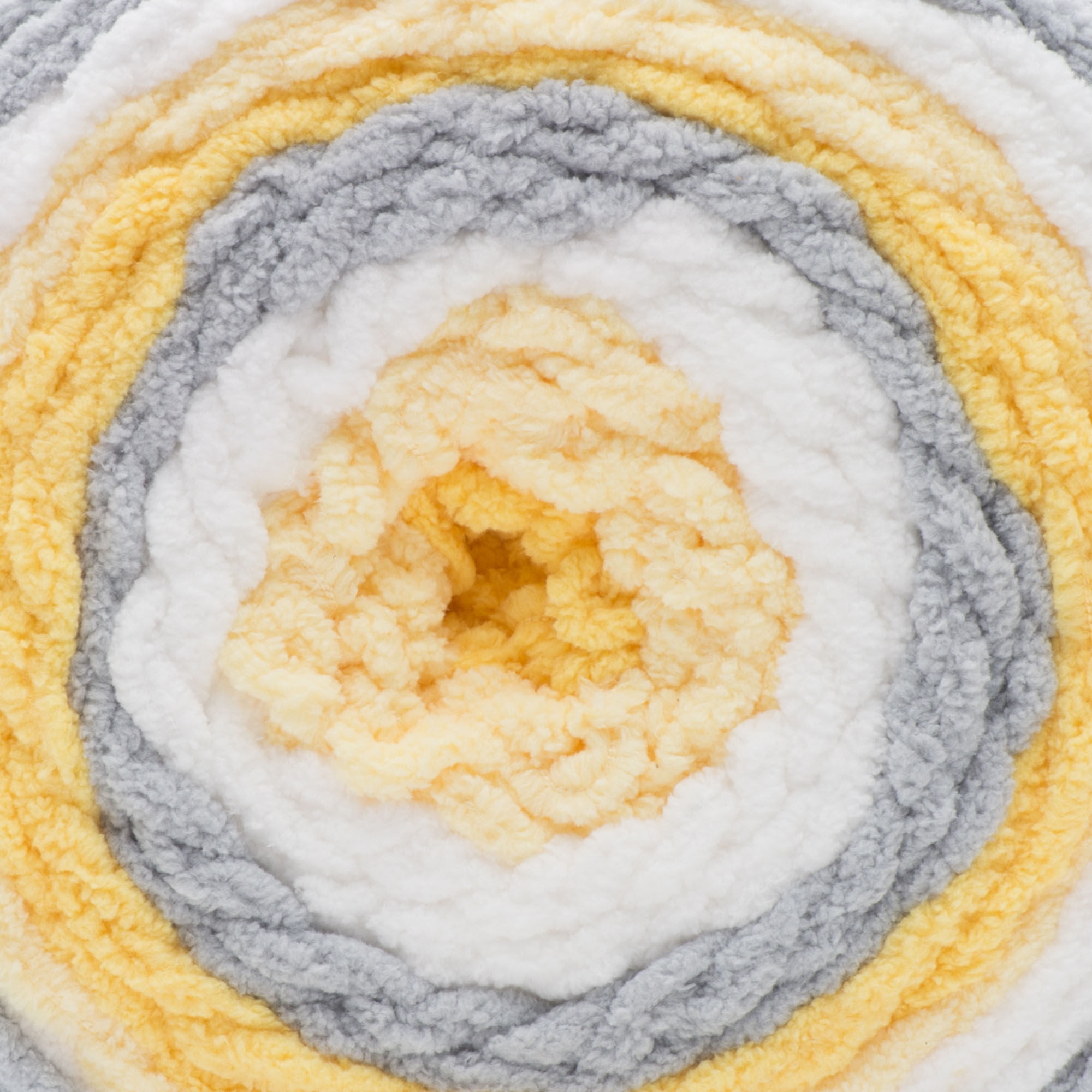 Bernat Baby Blanket Stripes Super Bulky 100% Polyester Sunshine Yarn, 220 yd