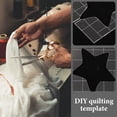 thumbnail image 6 of Homoyoyo Clear Star Quilting Stencils Acrylic Template for Sewing, Crafting, and Home Projects, 6 of 8