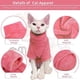 thumbnail image 3 of Turtleneck Cat Sweater Coat Winter Warm Hairless Cat Clothes Soft Fluff Pullover Shirt for Maine-Coon Cat Chihuahua Pet Clothing ShopWise Round, 3 of 12