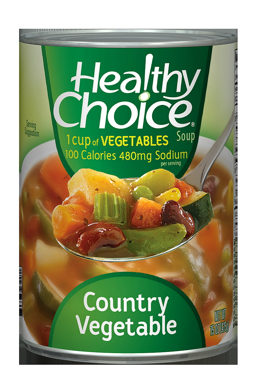 6 Pack Healthy Choice Country Vegetable Soup 15 Ounce Can Walmart Com Walmart Com