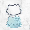 thumbnail image 2 of Cute Cat Cookie Cutter 3.5, 2 of 3