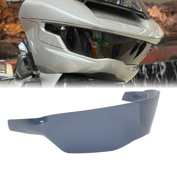 NS 1 Pc Front Acrylic Light Cover Headlight Guard Smoke Gray for Touring CVO Road Glide ST FLTRXSTSE 2024