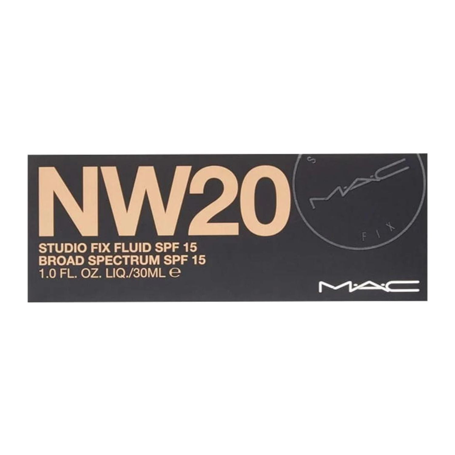 Mac Studio Fix Fluid SPF 15 NW20 Foundation 1 oz