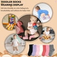 thumbnail image 4 of 20 Pairs Baby &Toddler Socks Boys Girls Grips Non Slips Kid Gripper Toddlers Crew Socks for 0-7 Years, 4 of 4