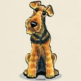thumbnail image 3 of CafePress - Airedale Welsh Terrier Light T Shirt - Men's Classic Graphic T-Shirt, 3 of 4