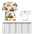 thumbnail image 2 of Excavator Construction Vehicle Truck Women's Short Sleeve T-Shirt Crew Neck Casual Summer Trendy Loose Fit Tops, 2 of 6