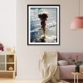 thumbnail image 3 of Historic Framed Print, [Aerial view of mushroom cloud from atomic bomb, Bikini Atoll in the Pacific], 17-7/8" x 21-7/8", 3 of 9