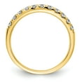 thumbnail image 2 of 14K Yellow Gold Ring Band Lab Grown Diamond SI1 SI2, G H I, 2ct Wedding , Size 8, 2 of 2