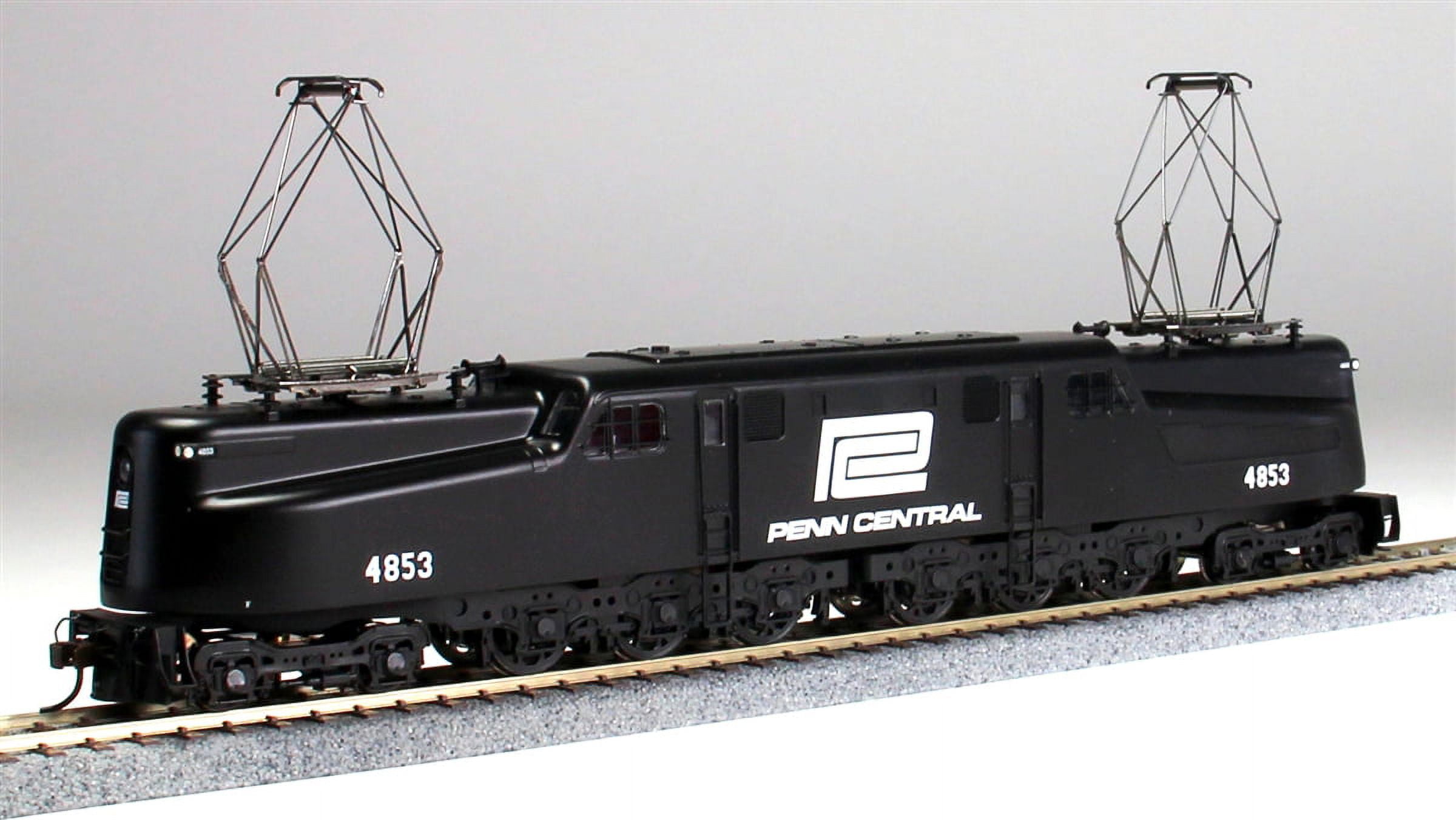 Bachmann - GG1 Electric w/Sound & DCC -- Penn Central #4853 (black, white) - HO
