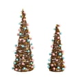 thumbnail image 2 of Nearly Natural Easter Egg and Berries Artificial Rattan Cone Tree Decorations - 16" - Set of 2, 2 of 5