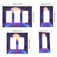 thumbnail image 2 of Yayeee Rocker Switch Wall Plate 1-Gang 4.6"x2.9" Home Decorative Outlet Cover, Blue Road, 2 of 6