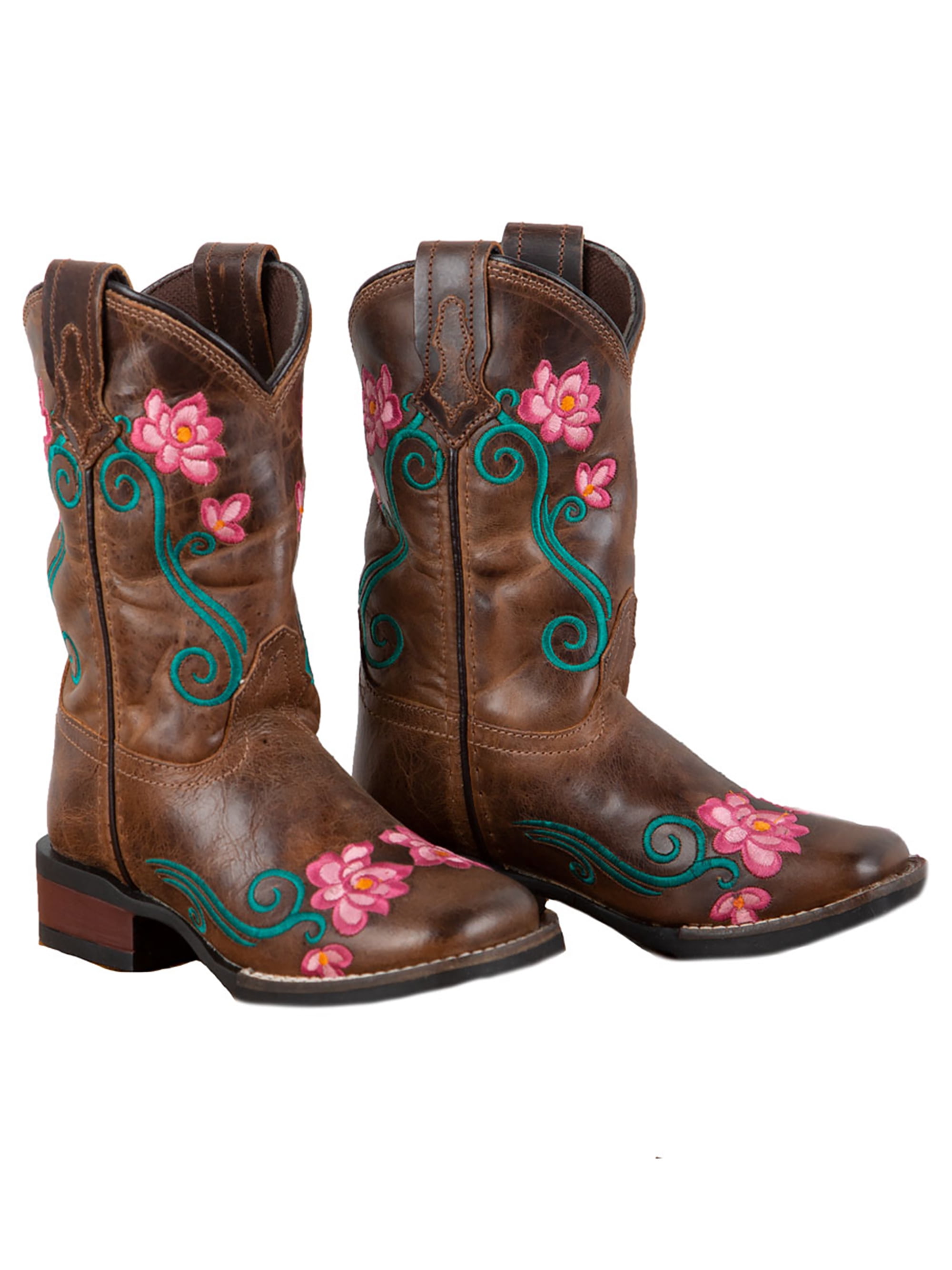 Roper Helen Floral Kids Boots 10