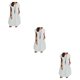 thumbnail image 1 of Vestido de Mujer Minnieouse Color Sólido Sin Mangas Blanco, 1 of 6