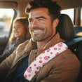 thumbnail image 3 of Uorisanigo Musical Character Piano Auto Seat Belt Cover Facecloth 2 Pieces Seat Belt Shoulder Strap Covers Comfortable Driving Seat Belt Cover Pad with All Cars and Backpacks, 3 of 7