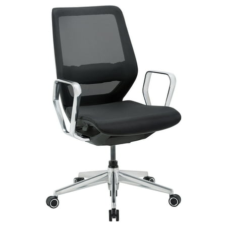 UPC: 0735854734145 | WorkPro® Sentrix Ergonomic Mesh/Mesh Mid-Back Manager Chair  Fixed Arms  Black  BIFMA Compliant
