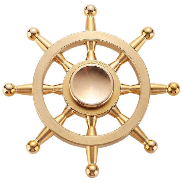 Decoración de timón de barco de latón Decoración de escritorio de timón de barco Artesanía de latón