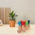 thumbnail image 3 of Mobutofu 1 Set Wooden Bowling Game with bowling set toddler in Assorted Color designed for Indoor Play, 3 of 8