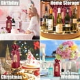 thumbnail image 6 of Burlap Wine Bags Wine Gift Bags, 12 Pcs Wine Bottle Bags with Drawstrings, Tags & Ropes, Reusable Wine Bottle Covers for Christmas, Wedding, Birthday, Travel, Holiday Party, Housewarming, Home Storage, 6 of 7