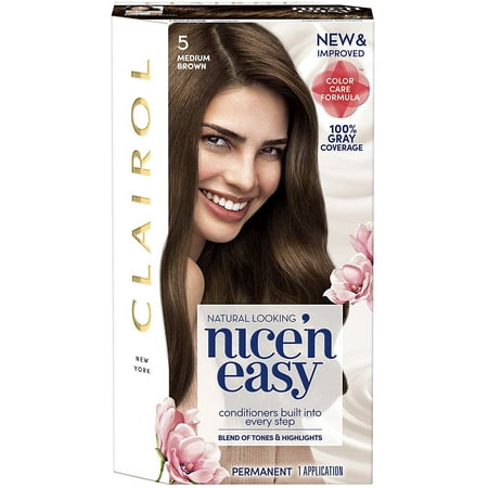 Nice 'n Easy Hair Color, [5] Medium Brown 1 ea