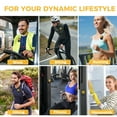 thumbnail image 5 of Wearable Bluetooth Speaker — 30H Working Time Magnetic Clip-On Wireless Jobsite Pro Water-Resistant Portable Speaker — Built-in Mic for Hands-Free Music and Calls, Yellow, 5 of 9