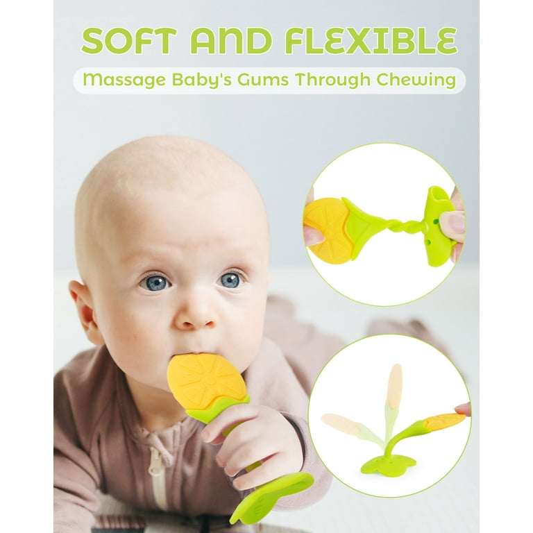 Silicone Teether Organic Teething Rings For Babies Silicone Beads