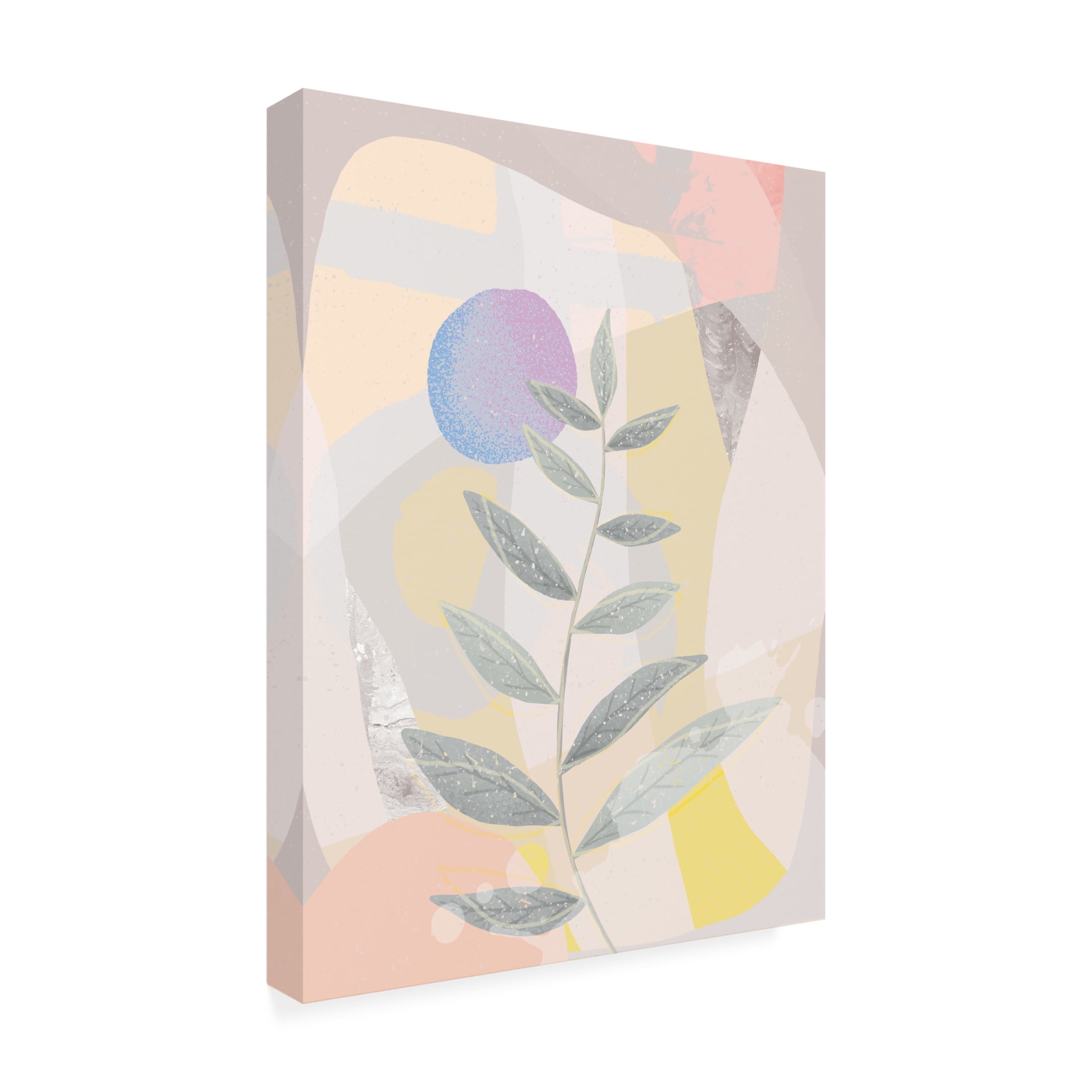 Trademark Fine Art Aylin Demir Blue Moon and Leaves Canvas Wall Art