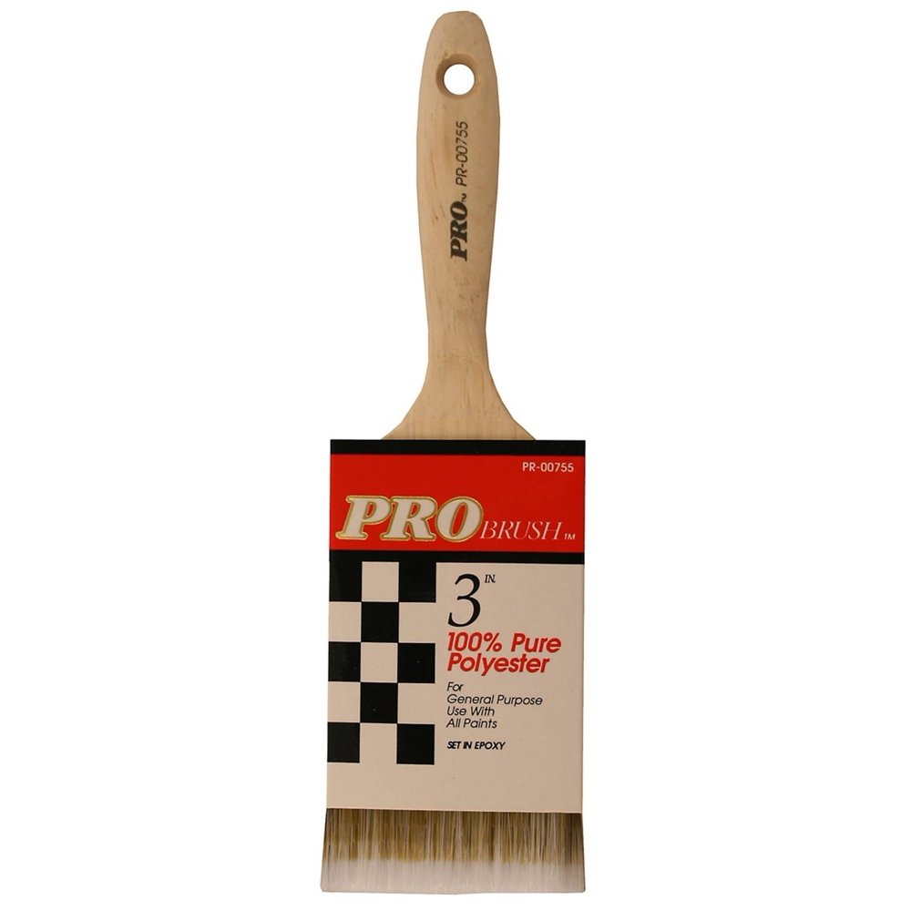 Gam Pr00755 3" Pro Brush Polyester Paint Brush