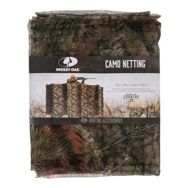Mossy Oak Breathable Camo Netting, 12' L x 56"H, Mossy Oak, Unisex
