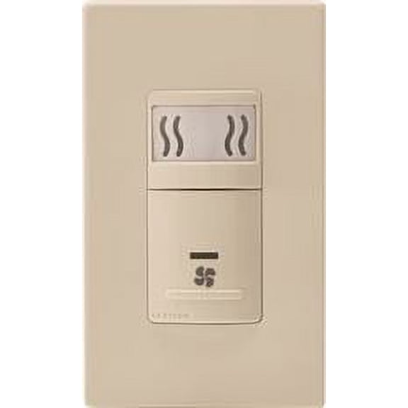 Leviton 008-IPHS5-1LT 120V Light Almond Humidity Sensor And Fan Control