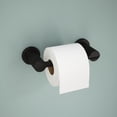 thumbnail image 2 of Soporte de papel higiénico para papel higiénico, color negro mate, para organización de baño y almacenamiento, soporte giratorio para pañuelos de inodoro, accesorios de pared, baño, 2 of 9
