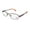 rose brown / orange, variant on NEW PUMA 15417 MENS/WOMENS DESIGNER FULL-RIM ROSE BROWN / ORANGE COLOR COMBINATION COLLECTIBLE HIP FRAME DEMO LENSES 51-17-135 FLEXIBLE HINGES EYEGLASSES/SPECTACLES