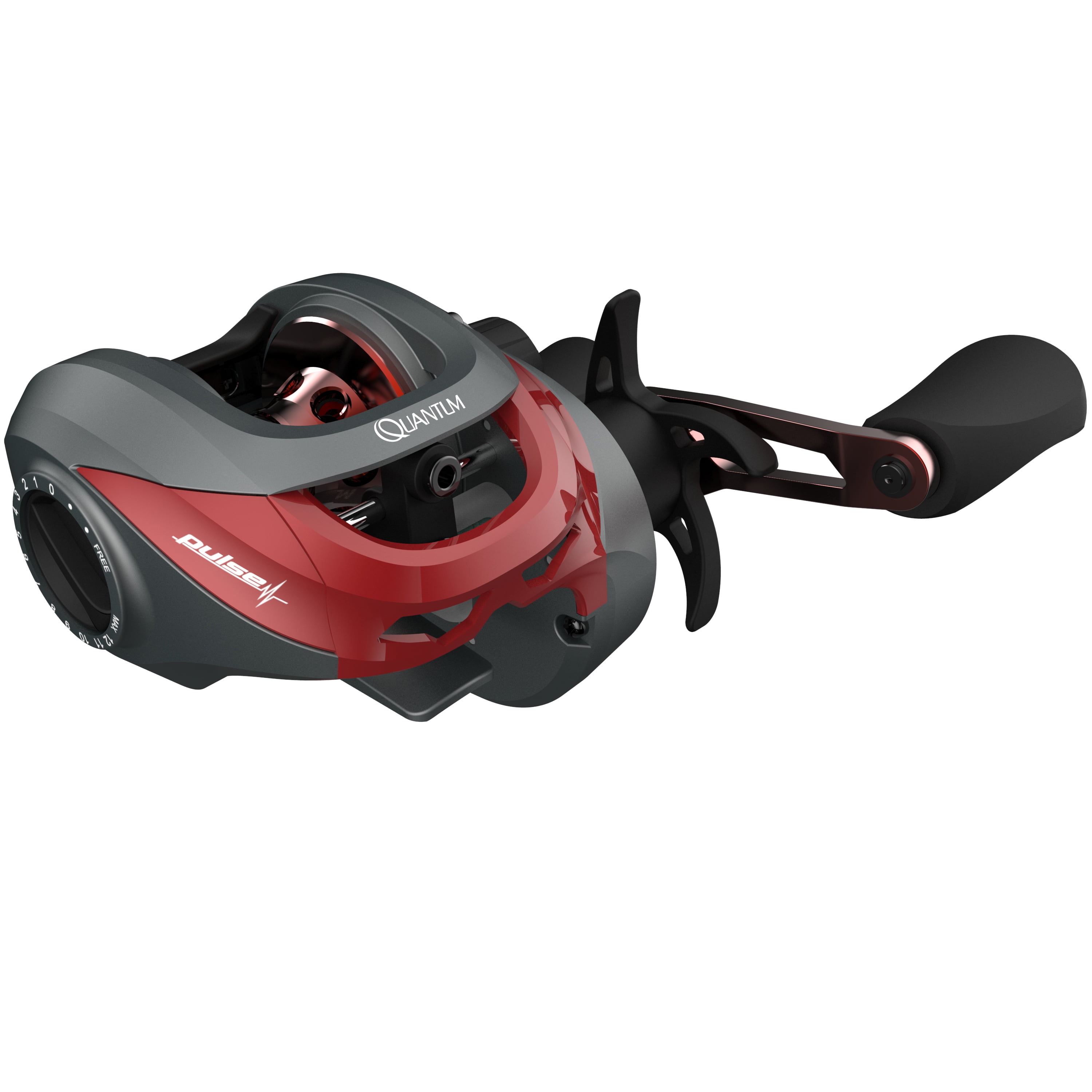 Quantum Pulse Baitcast Fishing Reel, Size 100 Reel, LeftHand Retrieve