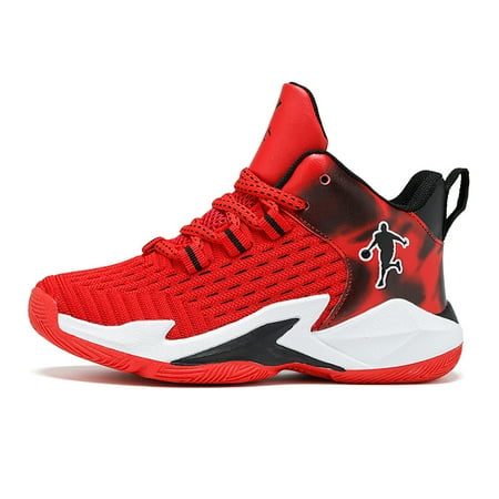 

Engtoy Boys Basketball Shoes Kids Non-Slip School Sport Sneaker Outdoor Running Shoes