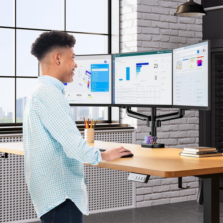 HOMOUNT Triple Monitor Mount 3 Screens Up To 32" photo 6