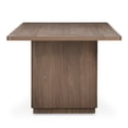 thumbnail image 3 of Moe's Home Collection Round Off Dining Table Wood Brown, 3 of 6