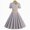 A125-Grey, variant on Womens Summer Dress Ruffle Sleeve V Neck Midi Dresses Fashion Casual Fit Flowy Tiered Boho Beach Vacation Sundress,Ruffle,Tiered(Green,XXL)