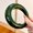 Dark Green, variant on Resin Round Geometric Irregular Bracelet