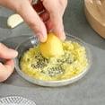 thumbnail image 4 of Miniature Garlic Mincer Efficient Manual Grater Vegetable Grinder with Lid Kitchen Grinding Tool for Home Cooking, 4 of 8