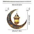 thumbnail image 2 of Ramadan Hanging Decor Eid Hanging Pendant Moon Lanterns Castles Hanging Ornament for Muslim Party Garden Supplies, 2 of 7
