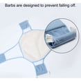 thumbnail image 4 of Soporte de baño para bebé, hamaca de baño para bebé, soporte de asiento de baño ajustable antideslizante, cojín de malla para bañera, ducha de seguridad para recién nacidos de 0 a 8 meses, 4 of 5