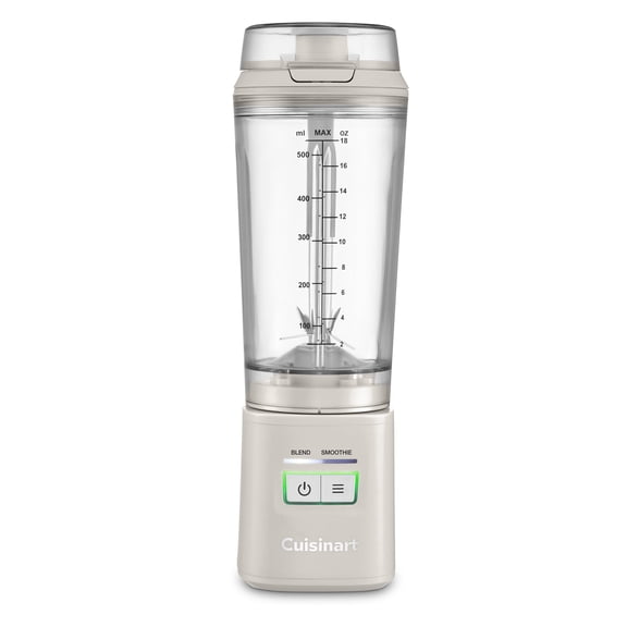 Cuisinart Cordless Rechargeable Portable Blender for Smoothies & Shakes, Personal Smoothie, Compact For Travel, On-the-Go Use, Tan, PBL-100