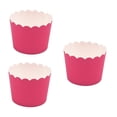 thumbnail image 3 of RUNROTOO 24 Pcs Baking Cup Round Rosy Even Baking Event Planners Wedding, 3 of 7